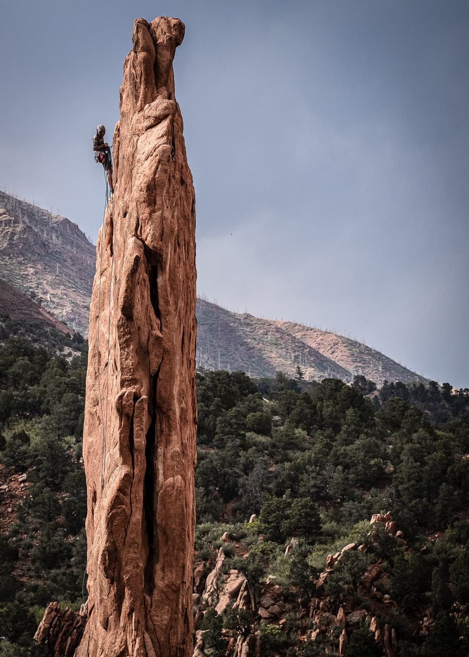 Climber at Garden of the Gods